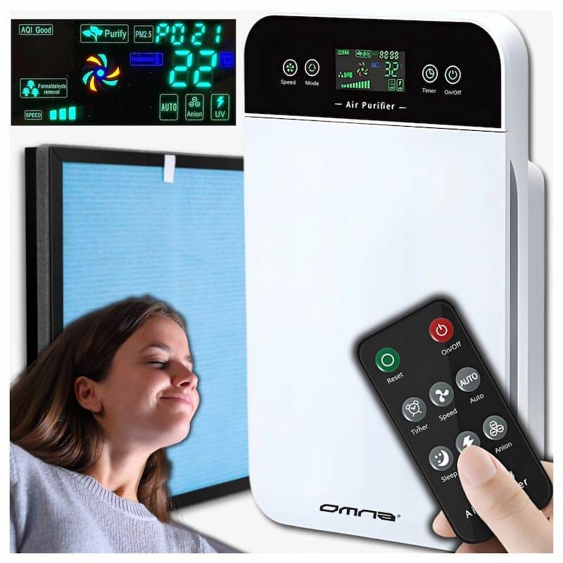 Automatinis oro valytuvas su HEPA filtru