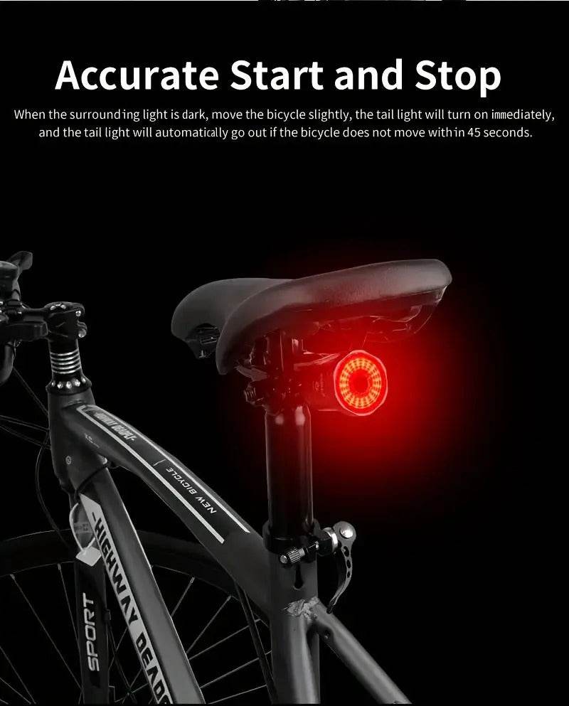 Galinis LED dviračio žibintas