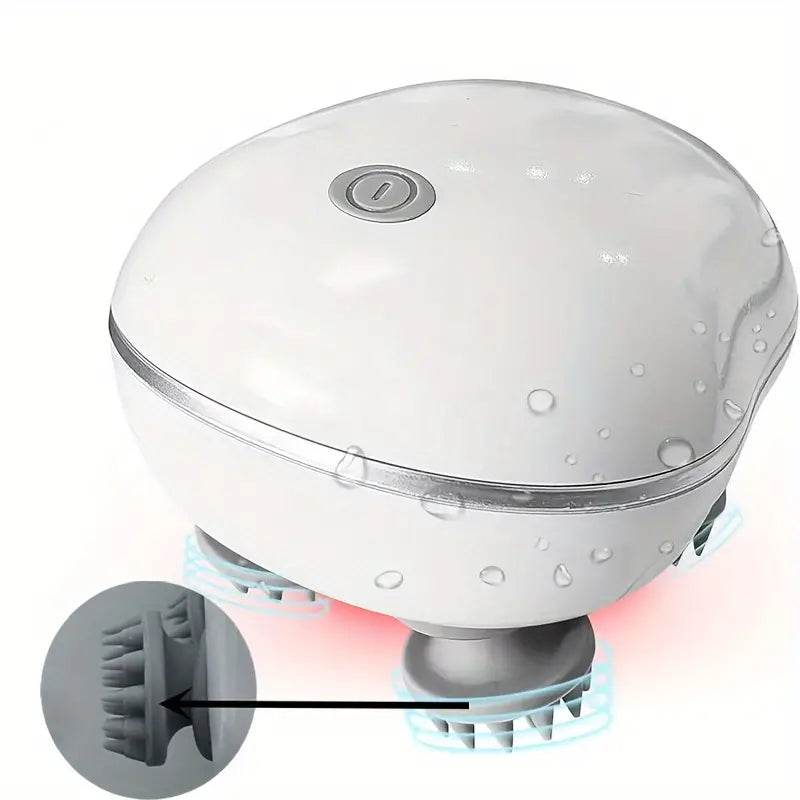 silikoninis galvos masažuoklis