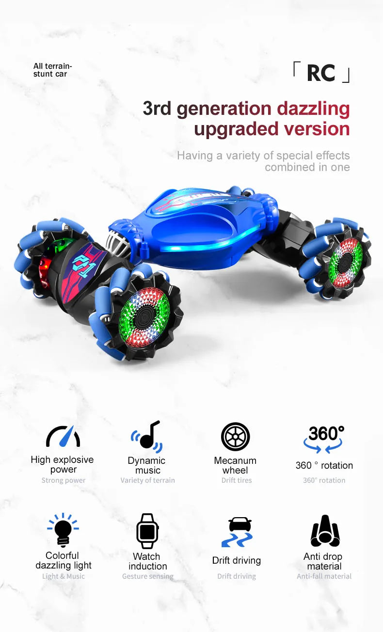 gestais valdomas RC automobilis