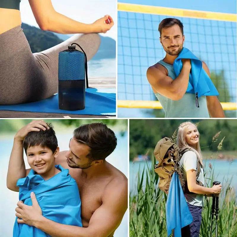 greitai džiūstantis mikropluošto rankšluostis