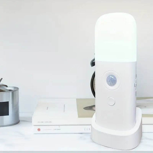 judesio jutiklio naktinė lempa