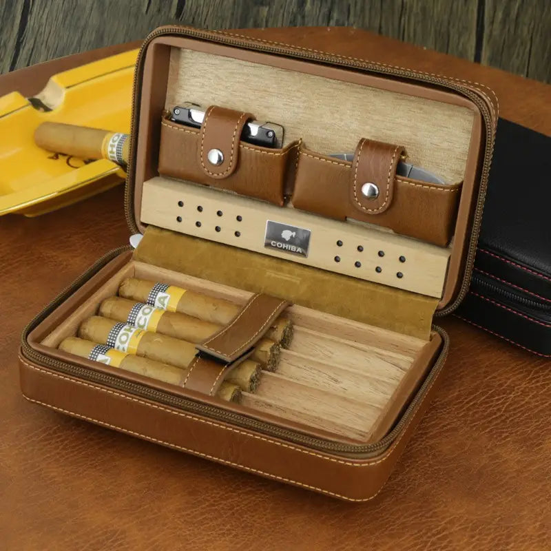 Kelioninis cigarų dėklas