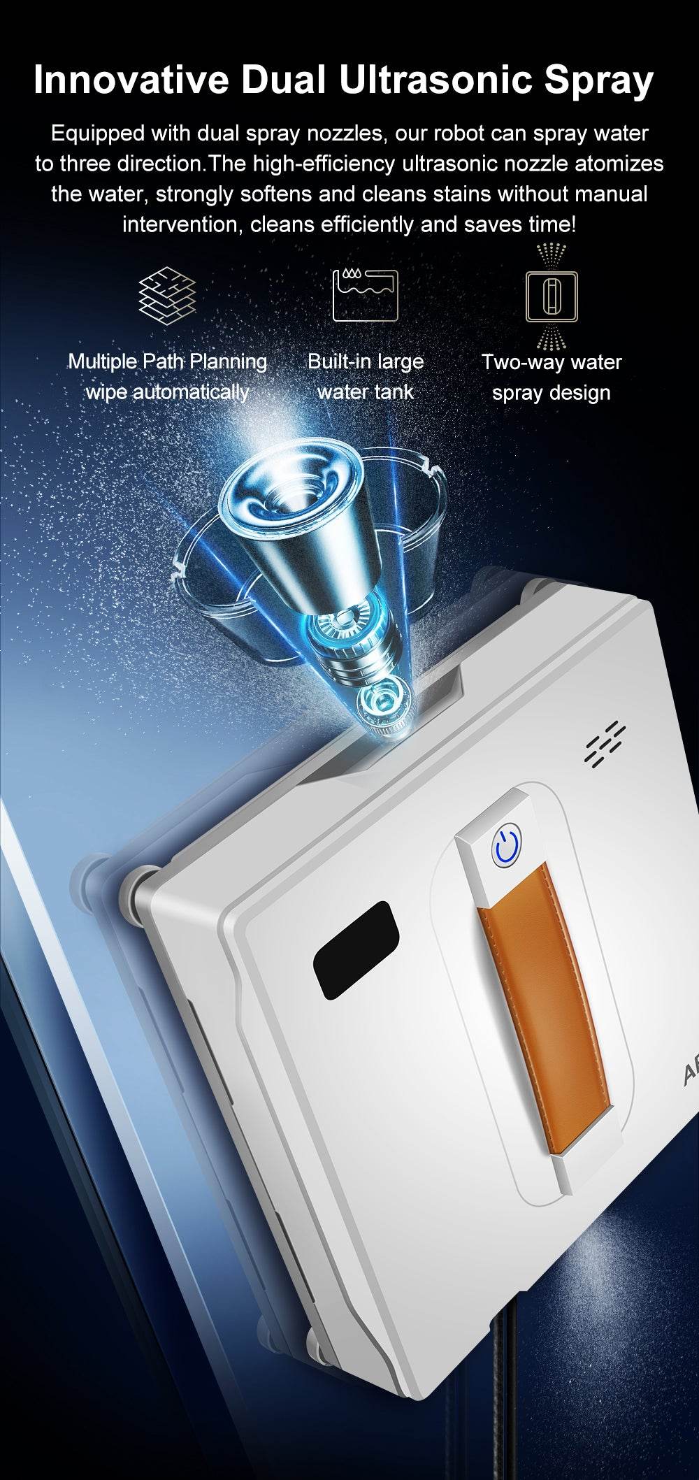 Robotas langams valyti