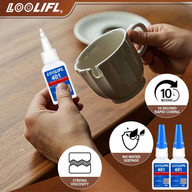 Skaidrūs klijai stiklui ir plastikui