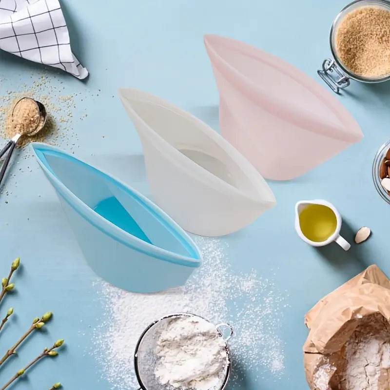 Skaidrūs silikoniniai maišeliai produktų laikymui