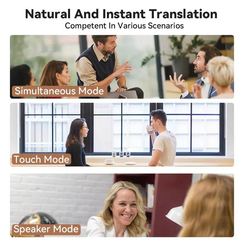 Realaus laiko vertimo ausinės