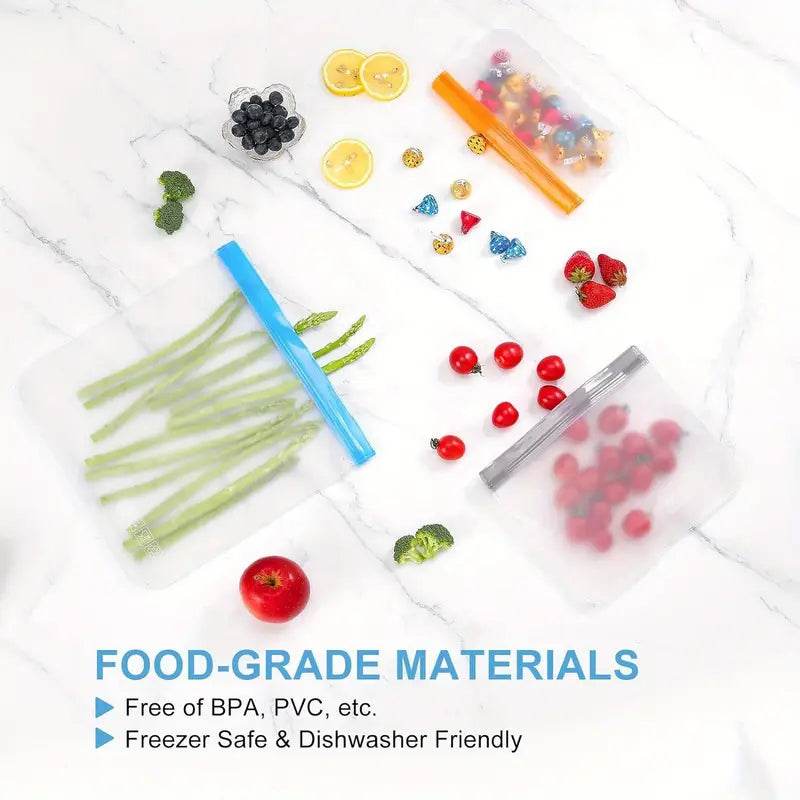 Užsegami silikoniniai maišeliai