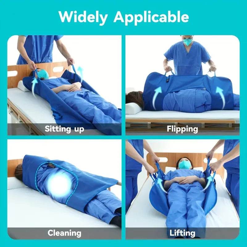 Vartymo paklodė su rankenomis