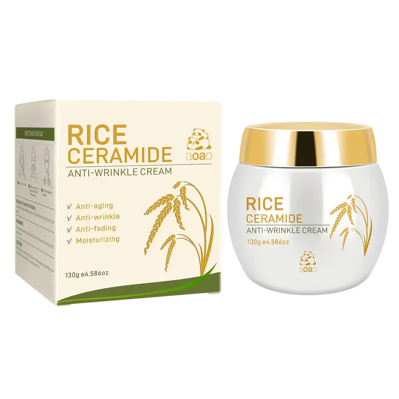 ryžių kremas su keramidu