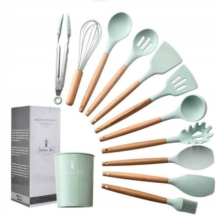 Silikoniniu virtuves irankiu rinkinys