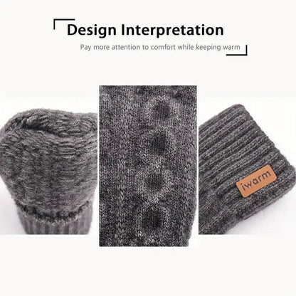 alpakų vilnos pirštinės