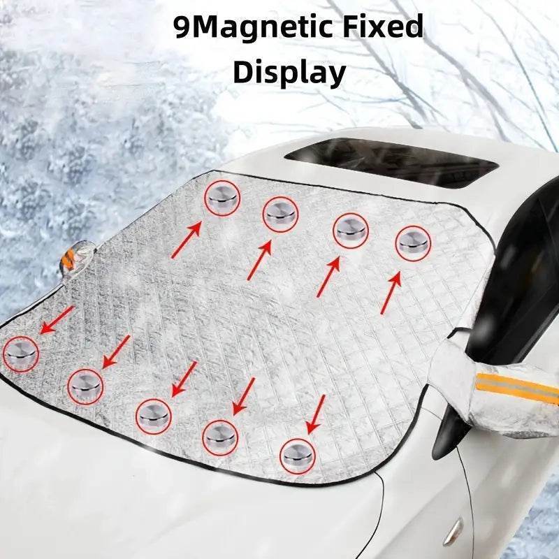 automobilio magnetinis stiklo uždangalas