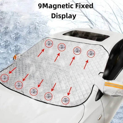 automobilio magnetinis stiklo uždangalas