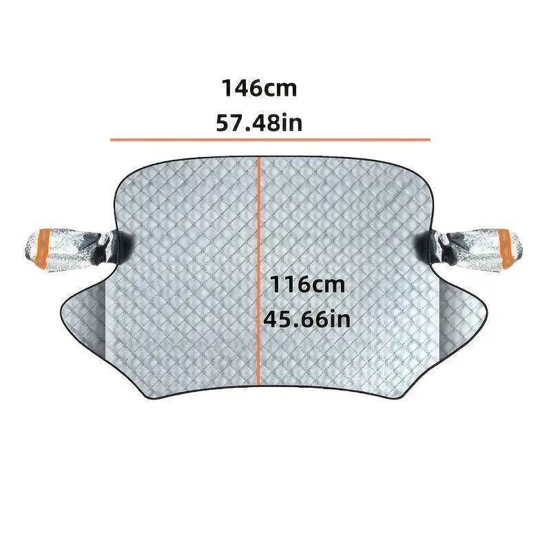 automobilio priekinio stiklo uždangalas nuo sniego