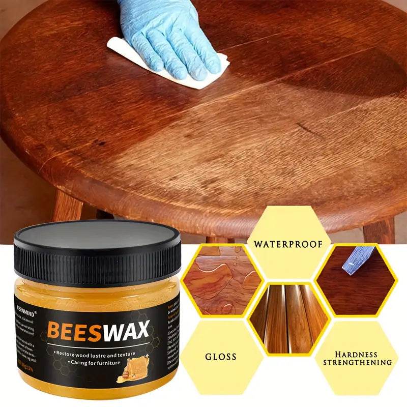 Bičių vaškas baldų atnaujinimui