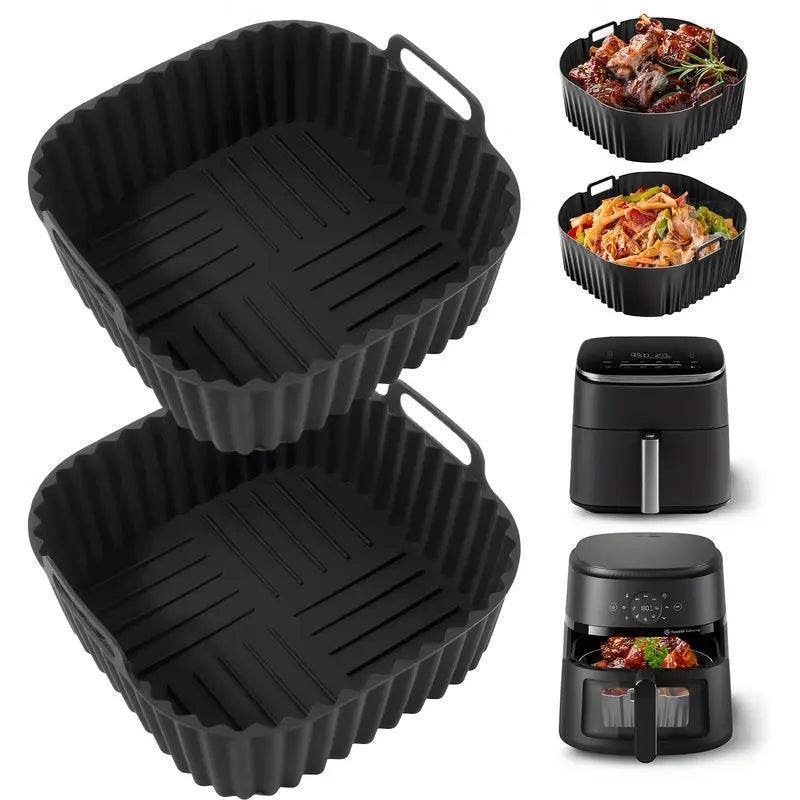 daugkartinis silikoninis padėklas oro gruzdintuvei