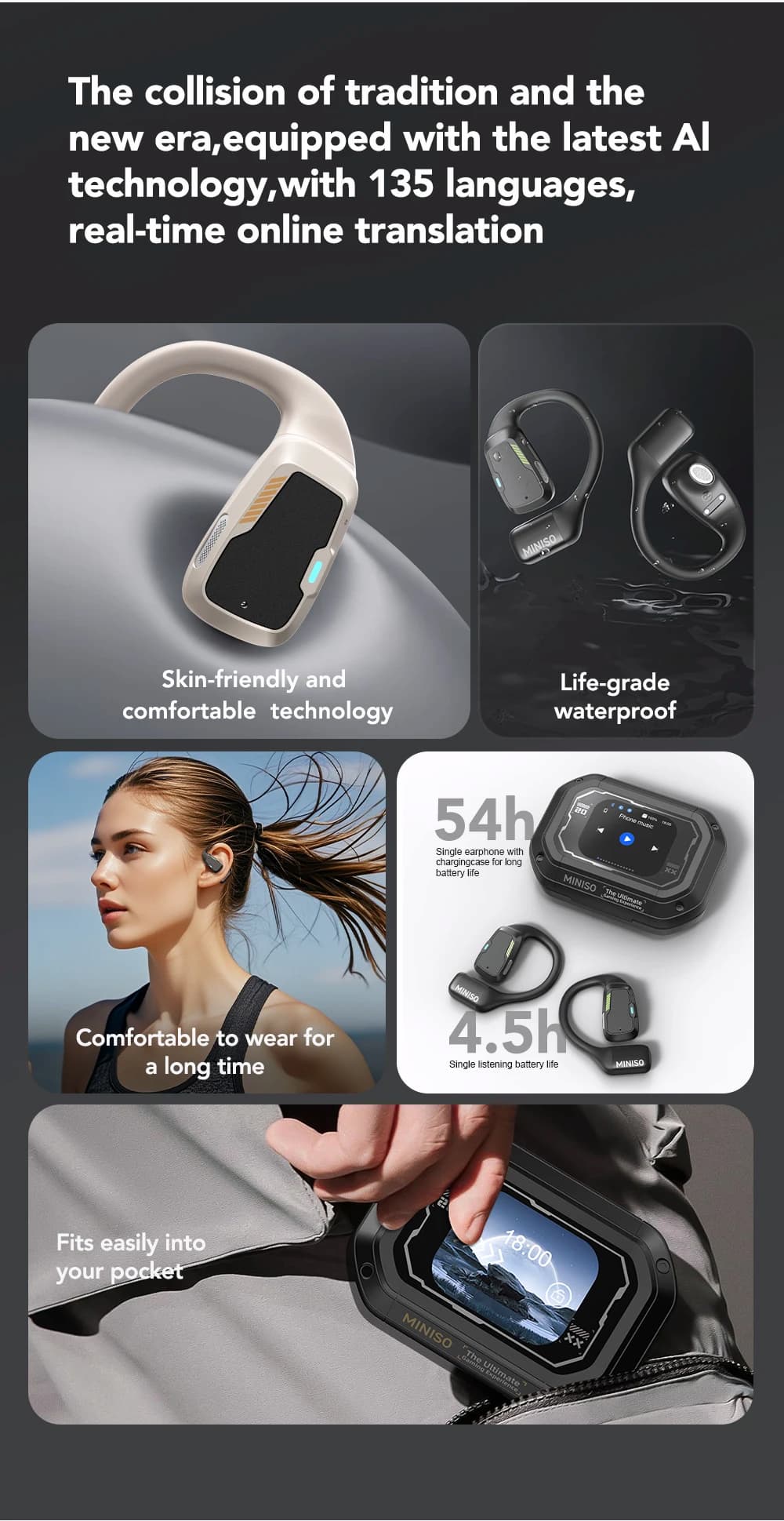 dirbtinio intelekto vertimo ausinės