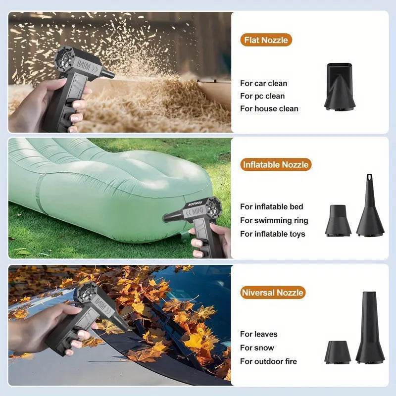 elektrinis mini oro pūstuvas automobiliui