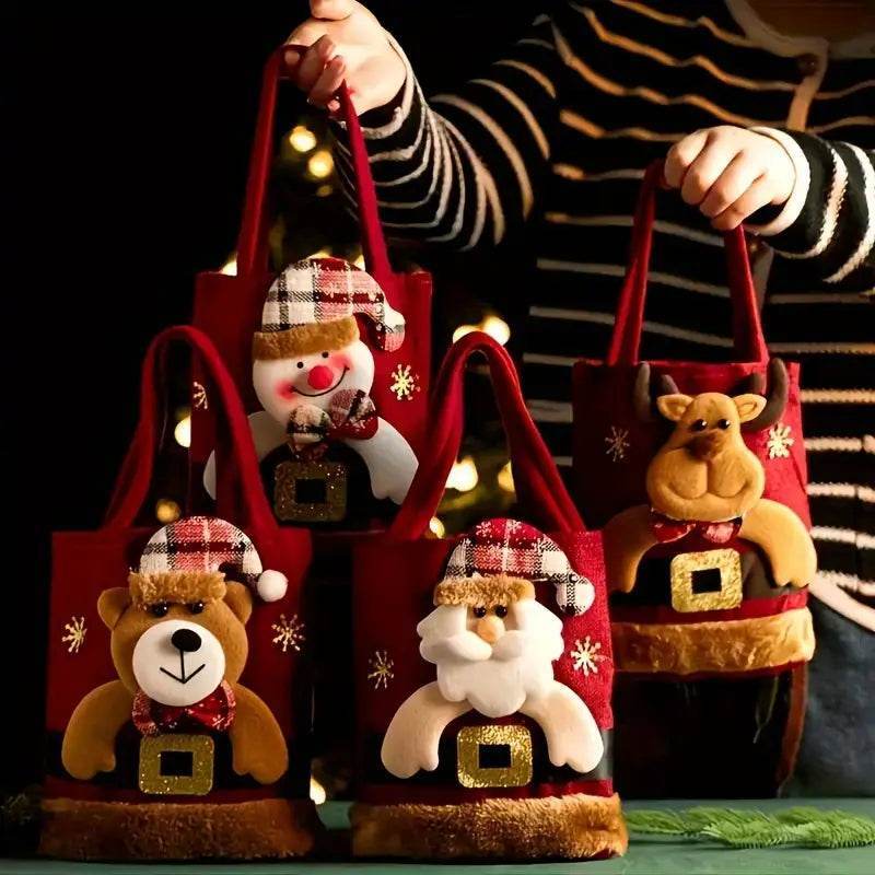 kalėdiniai dovanų maišeliai vaikams