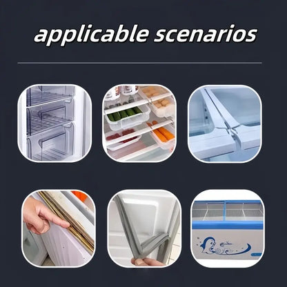 Šaldytuvo durelių sandariklių ir stalčių klijai