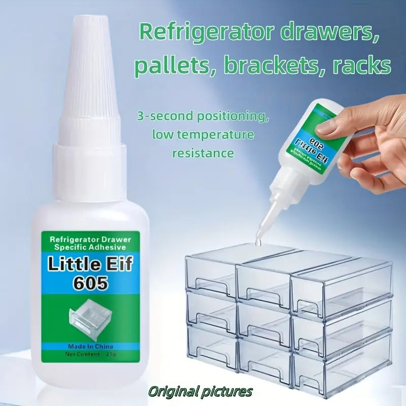 klijai šaldytuvo stalčiams ir lentynoms