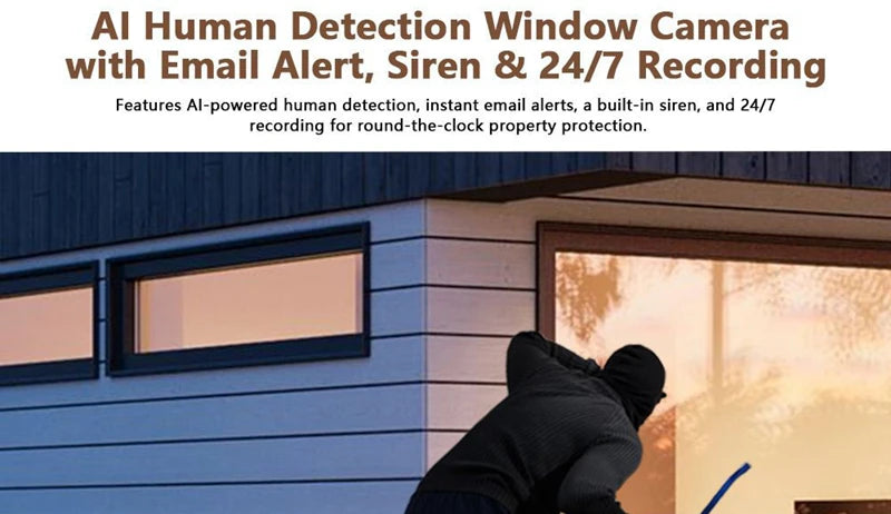 Langų kamera su judesio aptikimu