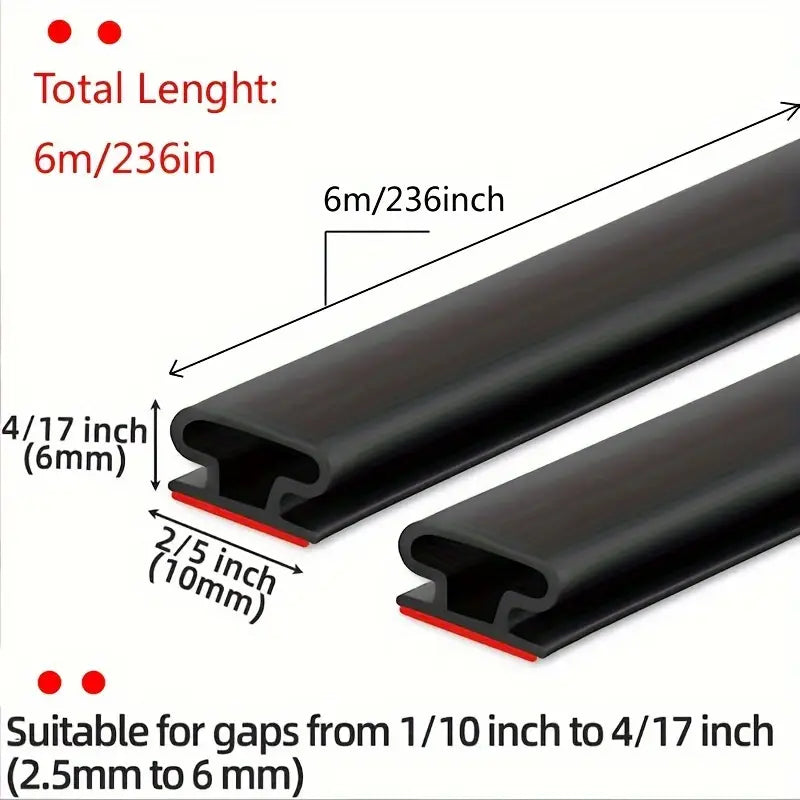 lipni guminė tarpinė durims ir langams