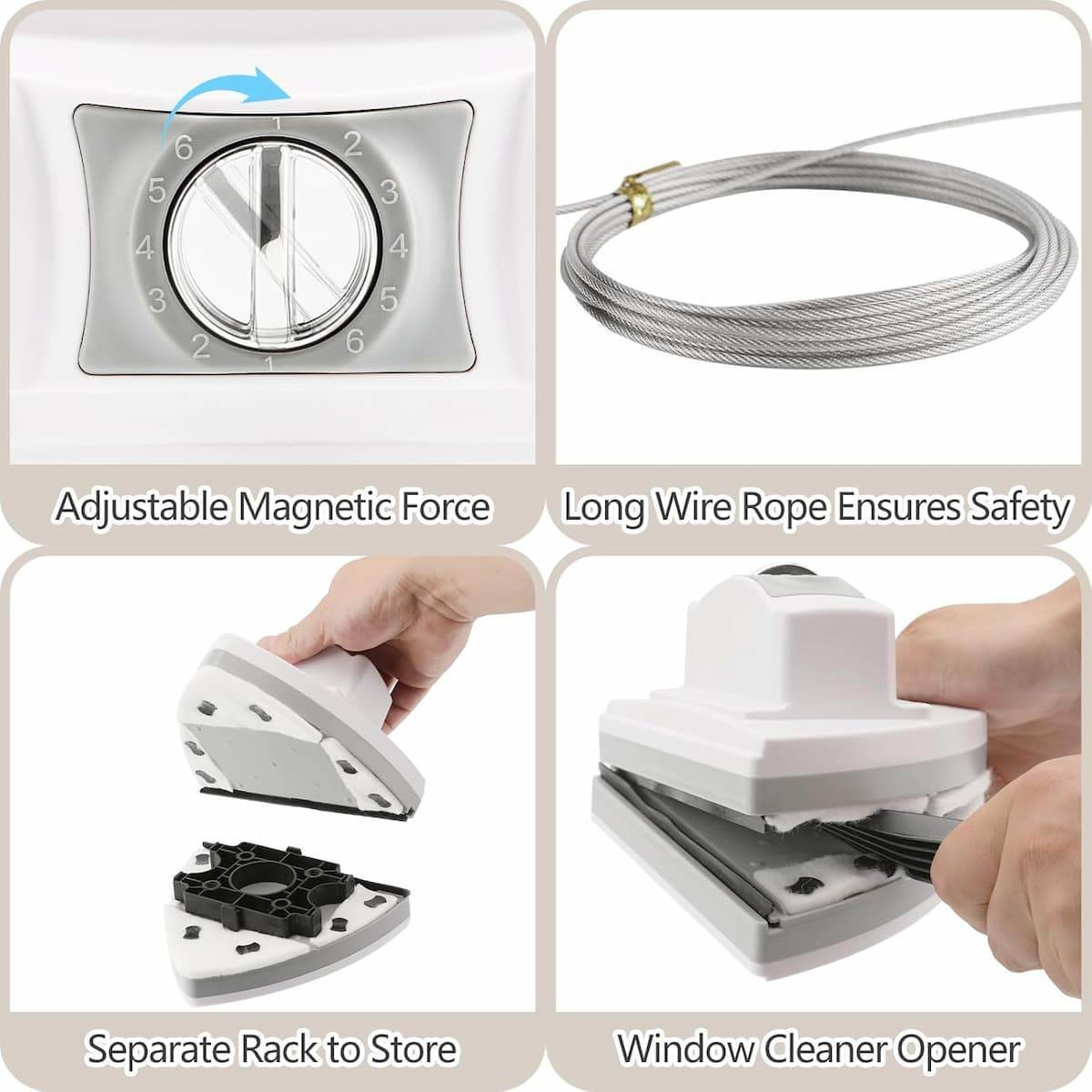 magnetinis langų valymo prietaisas