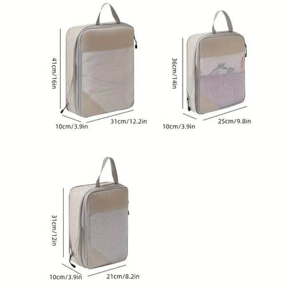 maišeliai kelionėms su užtrauktuku bagažo organizatoriai