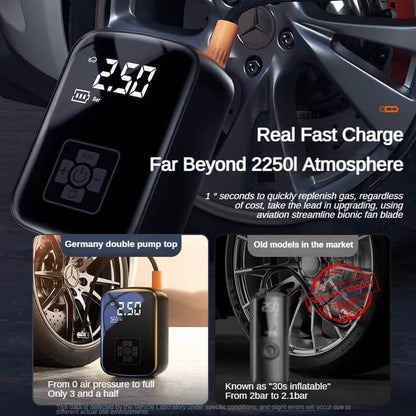 Nešiojama mini pompa automobiliui