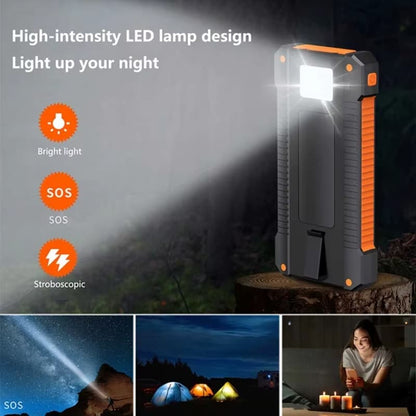 išorinė baterija su LED žibintuvėliu