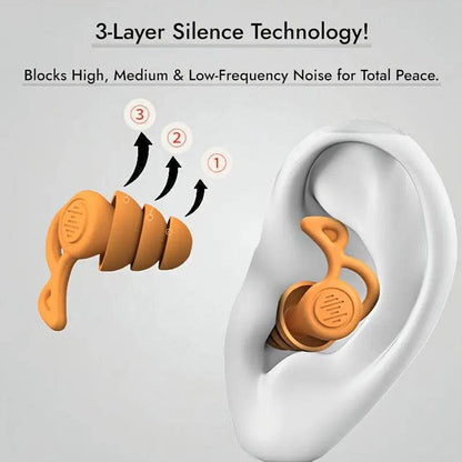 silikoniniai ausų kamštukai nuo triukšmo