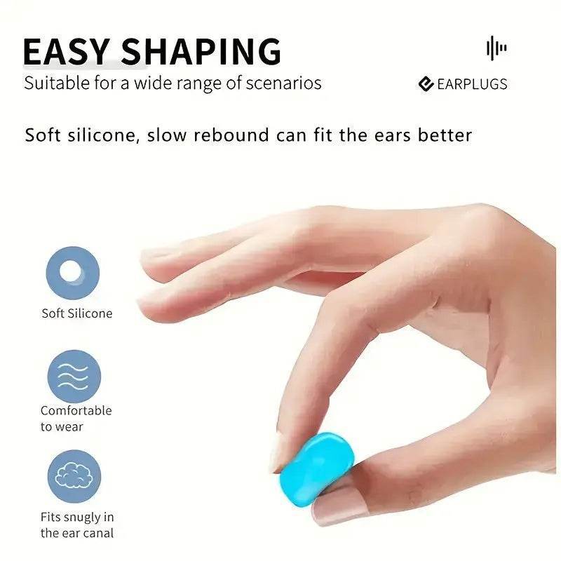 silikoniniai ausų kištukai nuo triukšmo
