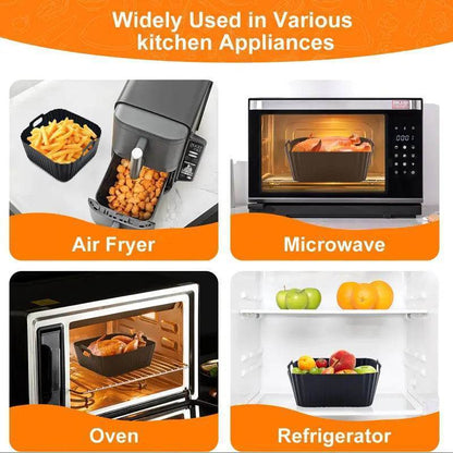 silikoninis oro gruzdintuvės padėklas