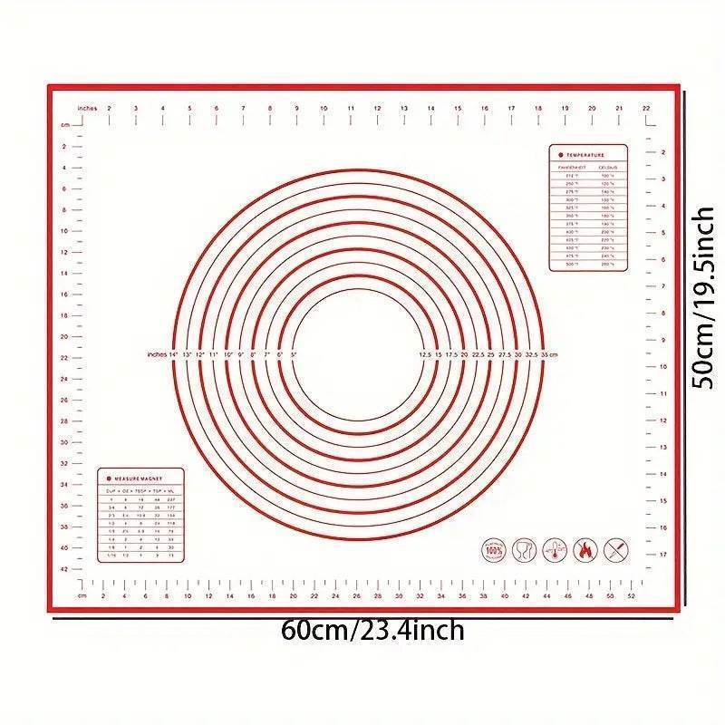 silikoninis tešlos kilimėlis
