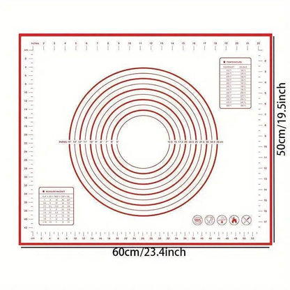 silikoninis tešlos kilimėlis
