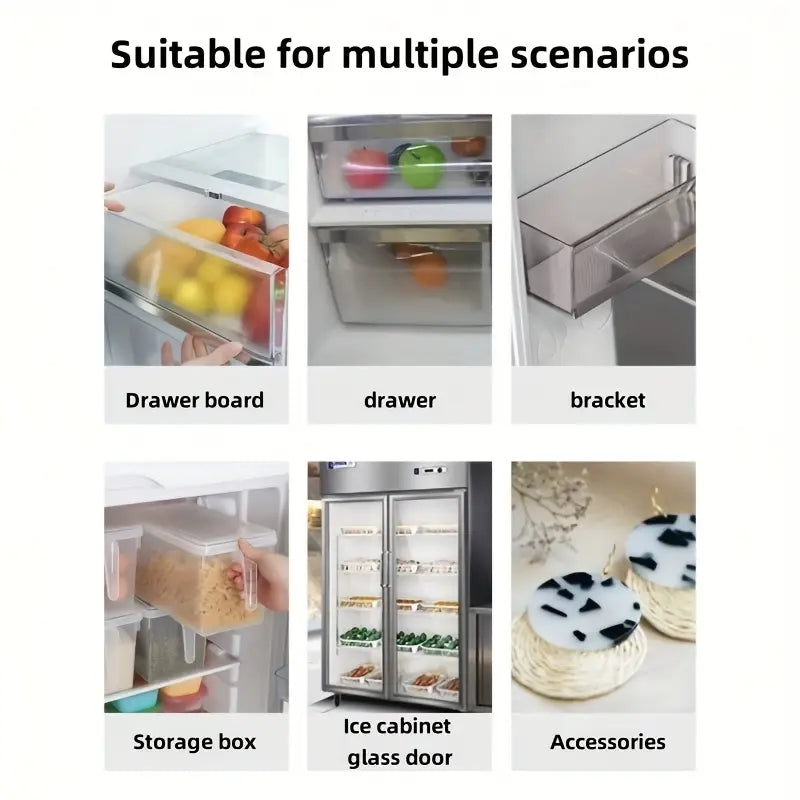 šaldytuvo klijai stalčiams, lentynoms, durelėms ir sandarikliams