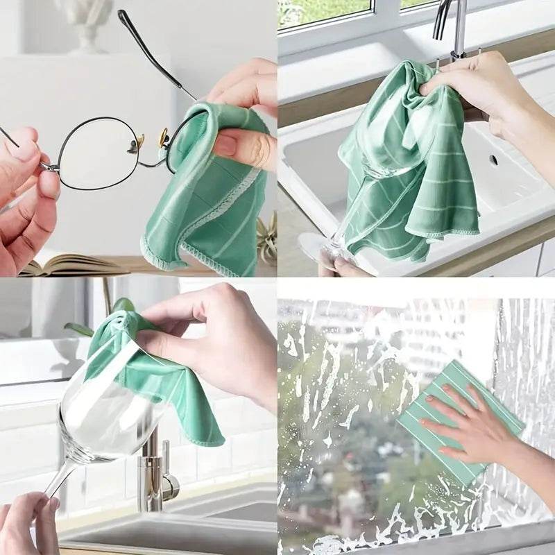 šluostės indų ir langų valymui