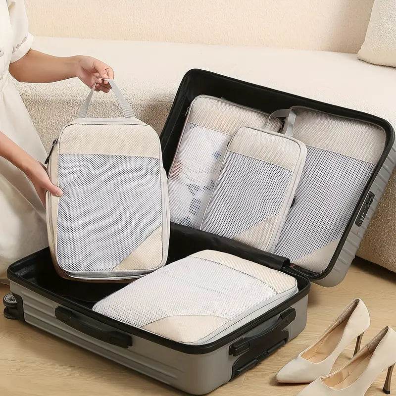 suspaudimo krepšiai drabužiams