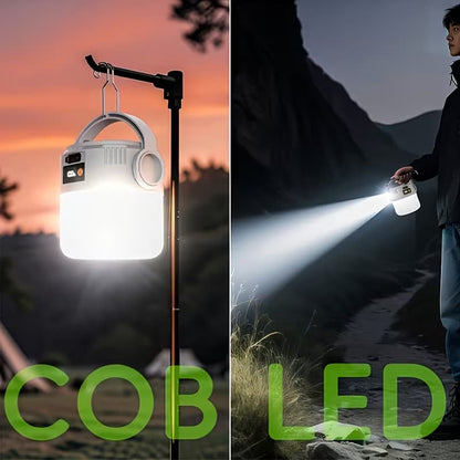 nešiojamas LED žibintas dingus elektrai